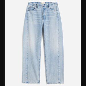 NWT Madewell 23 The Curvy Pieced Barrel-Leg Jean